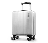 LUGG 15inch Vacay Suitcase ABS Luggage, Aluminium Trolley Handle, 360° Spinner Wheels, Water-Resistant & Durable Material - Airline Compatible (45 x 20 x 33cm)