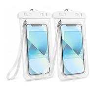 LUGG Waterproof Phone Pouch - IPX8 Rated Crystal Clear Dry Bag with Arm Strap & Lanyard for Swimming, Beach & Water Sports | Universal Fit, Secure Lock & Touch Screen Compatible