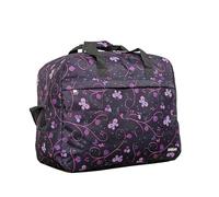 Luggage & Bags Cabin Bag 45x36x20 Easyjet Tui Airways Foldable Travel Duffle Bag Carry-on Hand Luggage Small Under-seat Cabin Bag Lightweight Holdall Suitcase Handbag (Butterfly Black)