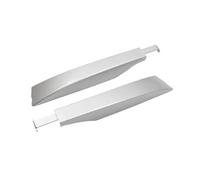 luggage bracket cover Compatible With Land For Rover For Discovery 3 LR3 LR4 2004-2016 2pcs Car Accessories Front Roof Rack Rails End Cover Cap(Silver)