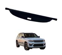 Luggage Cargo Cover for Jeep Wrangler 2018-2025, Waterproof Rear Trunk Cargo Cover Privacy Screen Security Shield Shade Storage Curtain,Canvas