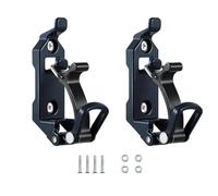 Luggage Carrier 2PCS Shovel Mount for Roof Rack Brackets Wall Mounting(Black)
