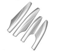 Luggage Carrier For Nissan For Patrol Y62 2010-2015 2016 2017 2018 Silver Abs Roof Rack Bar Rail End Protection Cover Car Styling 4pcs