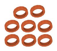 Luggage Cover - 8 Pieces Travel Luggage Silent Protection Cover, Hand Luggage Cover, Wheel Protection Housing For You To Ensure Your Luggage Stay And Protective Pollution Spinner Wheel, orange, see
