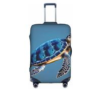 Luggage Cover,Fashion Suitcase Protector Fits 18-32 Inch Luggage,Washable Suitcase Covers,Blue Sea Turtle Pint Print