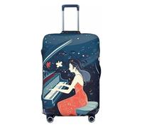 Luggage Cover People in Love Elastic Suitcase Cover Anti-Scratch Travel Suitcase Protector Washable Dustproof Baggage Covers Fit Luggages