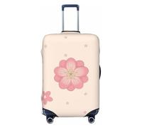 Luggage Cover - Travel Suitcase Protector Little pink cherry blossoms Anti-Scratch Sleeves for Adult Suitcases (18-32 In), Black, S