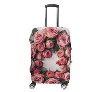 Luggage Covers Anti-Scratch Suitcase Cover Roses in A Circle Washable Elastic Suitcase Protector Travel Luggage Protector Covers Carry On Luggages Cover, Roses in A Circle, Small