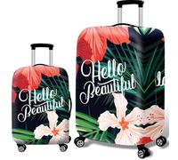 Luggage Covers Protector Travel Trolley Case Suitcase Protective Cover Stretch Dust Covers for Travel Accessories Luggage Supplies,Camouflage Graffiti Planet Prints (Pattern 4,M (22-24 inch))