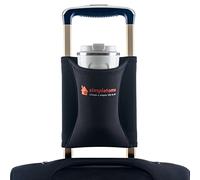 Luggage Cup Holder Handsfree for Travelers Men Women Keep Warm and Clod | durable stretchy neoprene | hold 2 cups, phone, power bank | suitable for stanley cup | traveler's essential | easy to store