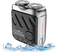 Luggage Electric Shaver, 2025 New Beard Shaver Mini, Portable Suitcase Design Double-Ring Magnetic Cutter, Portable Razor Traveller Mini Shaving for Men Ipx7 Waterproof for Men's Favorite (Black)