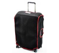 Luggage Glove Diamond - Luggage Protector Suitcase Cover Mesh Sleeve - Travel Bag & Suitcase Accessories, Bump & Scratch Resistant, TSA/Security Dial Lock - Small Size Red Suitcase Cover