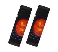 Luggage Handle Outer Space Galaxy Solar System Print Wraps,Detachable Handle Covers For Travel Bag Luggage Suitcase Beach Tote Bag,2pcs
