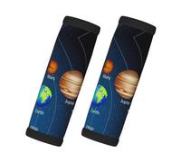 Luggage Handle Outer Space Solar System Print Wraps,Detachable Handle Covers For Travel Bag Luggage Suitcase Beach Tote Bag,2pcs