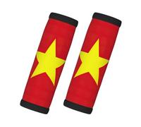 Luggage handle with Vietnamese flag print, easy to install, help you identify your luggage