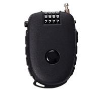 Luggage Lock Cable Lock Long Cable for Luggage Padlock - Combination Retractable Travel Cable Lock,Portable 4 Digit Combination Wired Lock Camera and Kayak Lock for B