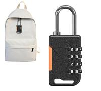 Luggage Lock - Robust | Travel Lock - 4 Digit Heavy Duty Security Padlock - Effective Theft Protection with Zinc Housing for Bags and Boxes Quality Design Art Accessories Safe Rustproof 2026