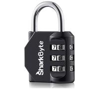 Luggage Locks - 3-Dial Weatherproof Outdoor Security Combination Padlock, Small Travel Lock for Suitcases Luggage Travel Bag Gym Lockers Code PadLock