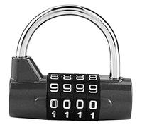 Luggage Locks,Padlock, Security Password Lock,4 Dial Digit Code Combination,Zinc Alloy Anti-Rust Anti-Fade,with Hardened Hook