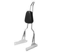 Luggage Rack Back Cushion Detachable Upright Tall Backrest For For Dyna For Street For Bob For FXDB 06-17