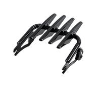 Luggage Rack Bracket For Touring Electra Glide Road King Street Glide Road Glide 09-later Detachable Two Up Stealth Luggage Rack Mounting Motorcycle Rear Cargo Carrier(Gloss Black)