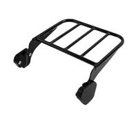 Luggage Rack Compatible With Touring Motorcycles FLHT FLHX FLTR FLHTC Models 1997 To 2008 Fits Street Road King And Similar Bikes(Black)