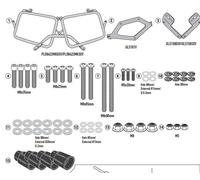 TRIUMPH TIGER 1200 GT 2022 GIVI PLO6422CAM HOLDER for TREKKER OUTBACK