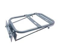 Luggage Rack Motorbike Rear Tail Box Carrier Iron Electric Bike Cargo Rack Extension Stand Universal Motorcycle Rear Luggage Rack Support Rear racks(White)