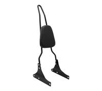 Luggage Rack Pad Fit For Harley Heritage Softail Springer FLSTS Fat Boy EFI FLSTF Fatboy FLSTSC Rear Backrest Sissy Bar Chrome Passenger Backrest(Black)