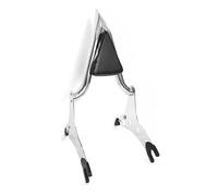 Luggage Rack Pad Motorcycle Sissy Bar Backrest With Luggage Rack Fit For Indian Chieftain Pursuit Roadmaster 2014-2025 Passenger Backrest(Chrome Silver)