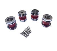 Luggage Rack Set Red Quick Release Sissy Bar Backrest Saddlebag Mount Spools Kit Fit For 20152023 Indian Scout Sissy Bar(Chrome Red)