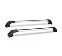Luggage Racks For Buick For Enclave 2025 Crossbar Luggage Carrier Roof Rack Rail Carrier Lockable Cross Bars(Black Silver)