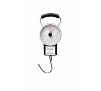 Luggage Scale With Tape Measure 1m Tape Measure Portable Analog Hanging Baggage Scale For Travel Airline Weight Capacity 34kg Heavy Duty Suitcase Weight Scale Up To Travel Bag Weight Checker With Hook