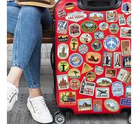 Luggage Set 90x Vinyl Stickers Water Bottle Childrens Books Scrapbooking Travel Fridge Sticker car Suitcase Decals Kids Camera Laptop Bicycle Skateboard Helmet Planner Retro Bike Funny Waterproof