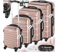 Luggage Set Suitcase 4 Pieces Wheel Cabin Bag Hard Shell Lightweight Wheeled