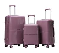 Luggage Sets 3 Piece, Trolley Suitcase Set, Suit Cases with Wheels Large Capacity Universal Wheel Password Suitcase Cabin (Pink, 20in+24in+28in)