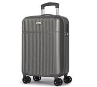 Luggage Sets Suitcase Carry On Hand Cabin ABS Hard Shell 4 Double Spinning Wheels TSA Lock Small/Medium/Large Luggage Suitcase - 3 Piece Set (20"/24"/28") (Classic Grey, 20" Carry-On Suitcase)