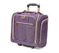 Luggage Softside Cabin Suitcase with Wheels - Purple, Under Seat | Premium Detailed Soft Shell Travel Wheeled Cases | Softer Satra Quality Tested Suitcases for Holidays, Breaks and Getaways