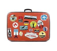 Luggage Stickers Suitcase 17x Patches Vintage Travel Labels Retro Vintage Graffiti iPhone car stickerbomb Style Vinyl Decals Door Skateboard Cafe Fridge Patches