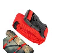 Luggage Straps - Adjustable Cargo Safety Belt, Visual Anti-Theft Lock Buckle, Scale 100cm Length + 25cm Width, Heavy Duty Straps Hardware - for