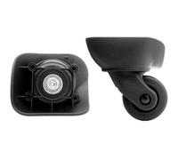 GEBONE Luggage Suitcase Trolley Wheels, Universal PVC Wheels, 2 inches, Multi-Surface, Swivel Caster, Stem Mount, 20-30 lbs per wheel, Universal Compatibility