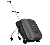 Luggage Suitcase with Spinner Wheels and Child Seat Design, 20 inch Hardside Large Travel Trolley, Hard Luggage for Women, 2-in-1 Travel Solution