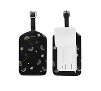Luggage Tag Dandelion Flowers Suitcase Travel Baggage Tag Leather 1 Piece