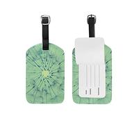 Luggage Tag Flying Dandelion Buds Suitcase Travel Baggage Tag Leather 1 Piece