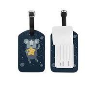 Luggage Tag Koala Follow Your Dream Suitcase Travel Baggage Tag Leather 1 Piece