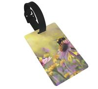Luggage Tags for Suitcase Travel Bag Labels Privacy Protection Luggage Tag for Baggage PVC Baggage ID Label Tags - Bumble Bees