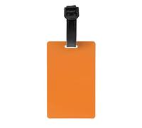 Luggage Tags for Suitcase Travel Bag Labels Privacy Protection Luggage Tag for Baggage PVC Baggage ID Label Tags - Beauty Burnt Orange