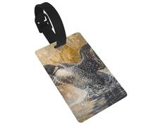 Luggage Tags for Suitcase Travel Bag Labels Privacy Protection Luggage Tag for Baggage PVC Baggage ID Label Tags - Loon Birds