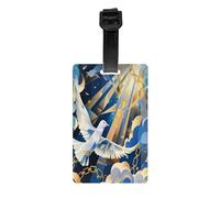 Luggage Tags for Suitcases, Full-Print Design, Personal Info Slot, Easy to Spot, Air Travel Essentials Martin Luther King Day