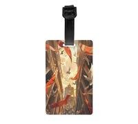 Luggage Tags for Suitcases, Full-Print Design, Personal Info Slot, Easy to Spot, Air Travel Essentials Restoration